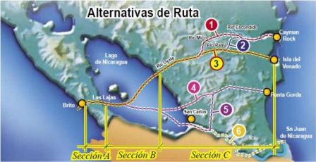 Mayoría parlamentaria avala proyecto del canal en Nicaragua