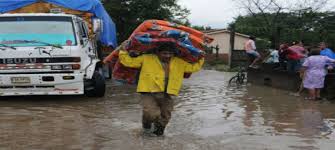 Evacuada una veintena de familias por inundaciones en Honduras