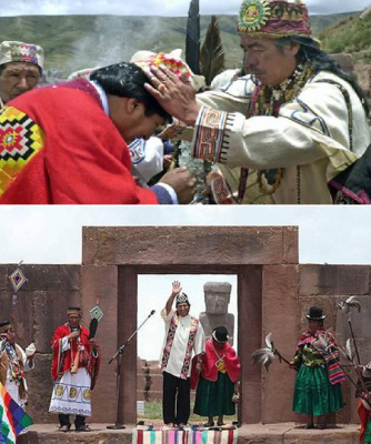Alistan rituales andinos para toma de posesión de Evo Morales