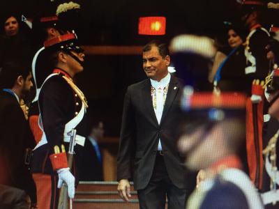 Rafael Correa visita a Otto Pérez Molina en cárcel de Guatemala