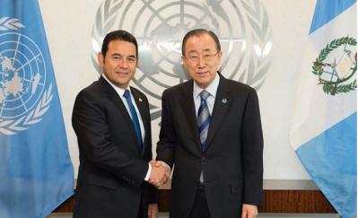 Gobernante de Guatemala solicita formalmente a ONU extensión de Cicig