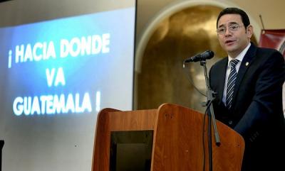 Presidente de Guatemala destaca frutos de lucha contra la corrupción