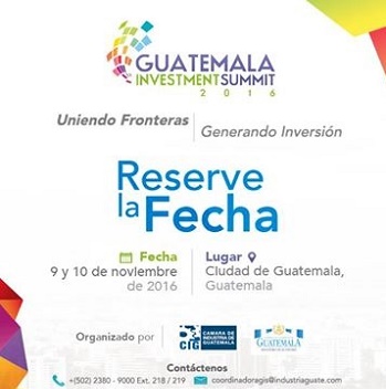 Guatemala recibirá a los participantes en mayor foro de inversiones de Centroamérica