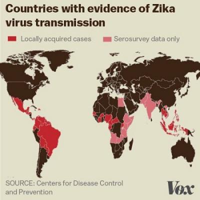 Confirman dos mil 610 casos sospechosos de zika en Guatemala